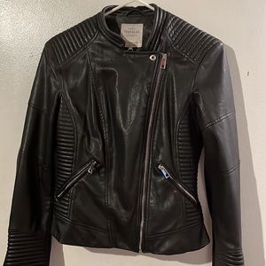 Zara leather jacket M very gently used!